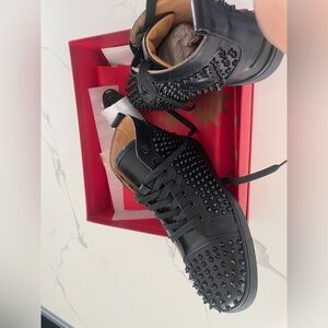 Christian Louboutin leather trainer shoes